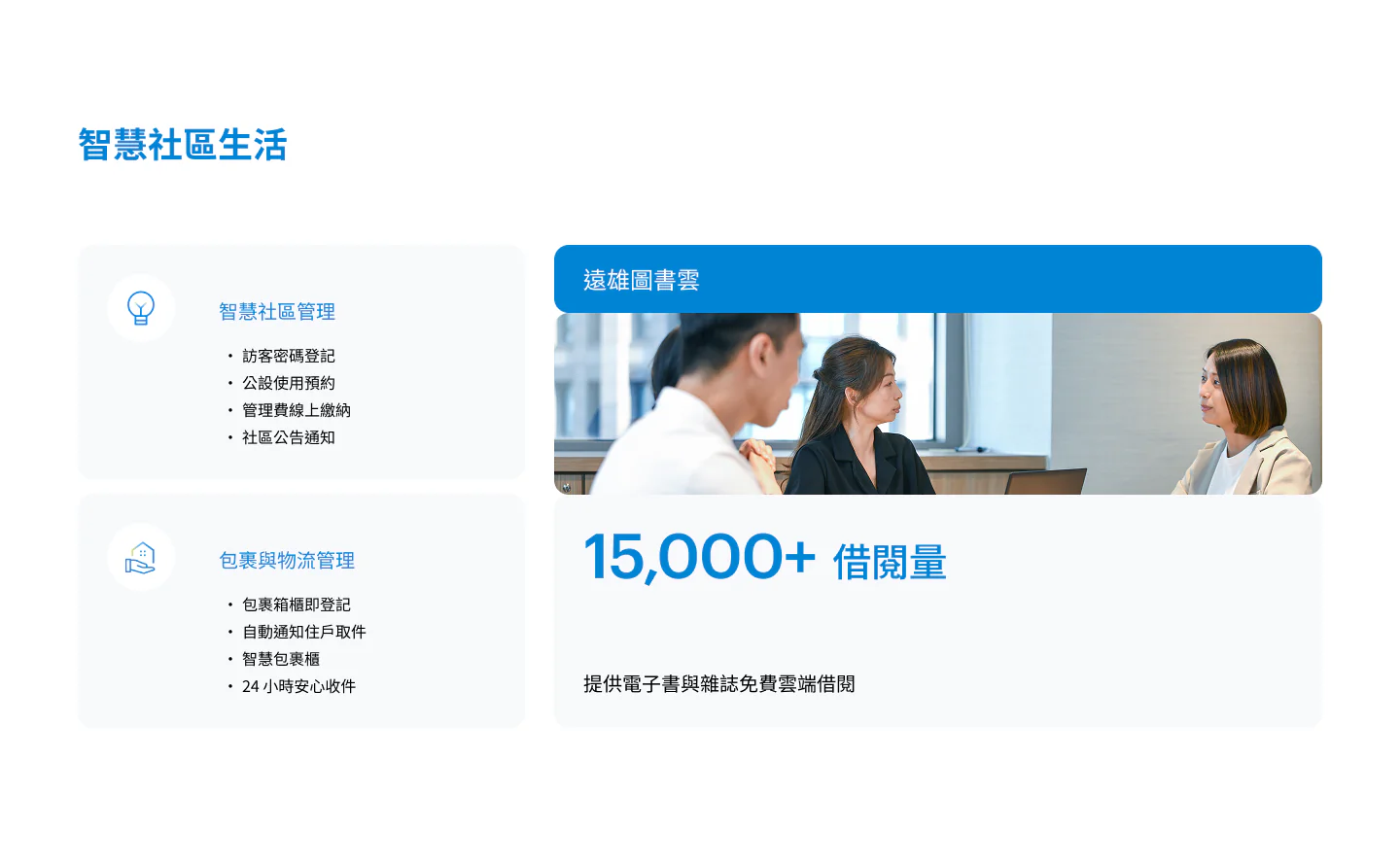 智慧社區生活：遠雄圖書雲